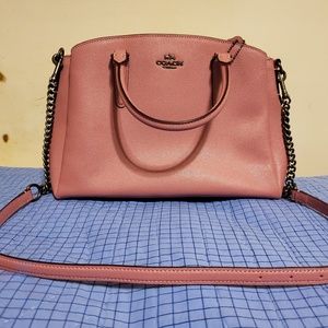 Coach Handbag with Detachable Shoulder Strap